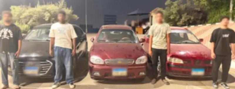 ضبط 4 طلاب لقيامهم بحركات استعراضية بسياراتهم بالقاهرة