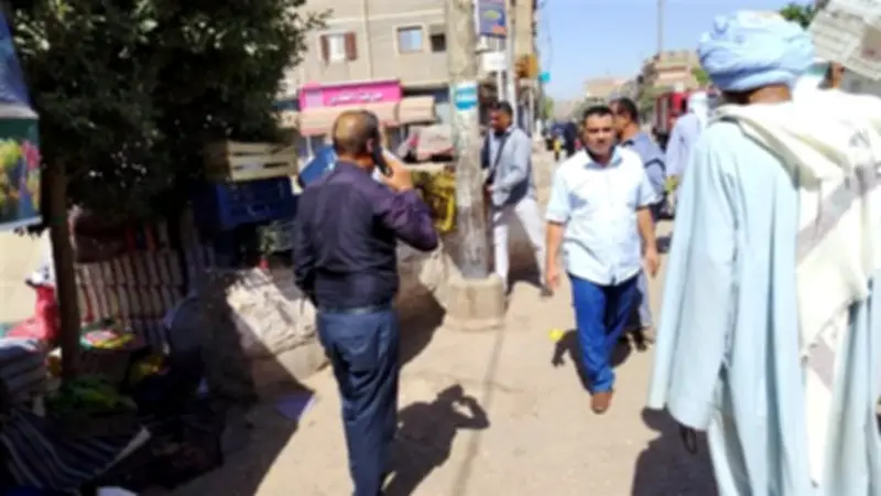 حملة مكثفة بقفط تحرر 42 محضر إشغال وتضبط 7 حالات غير مرخصة