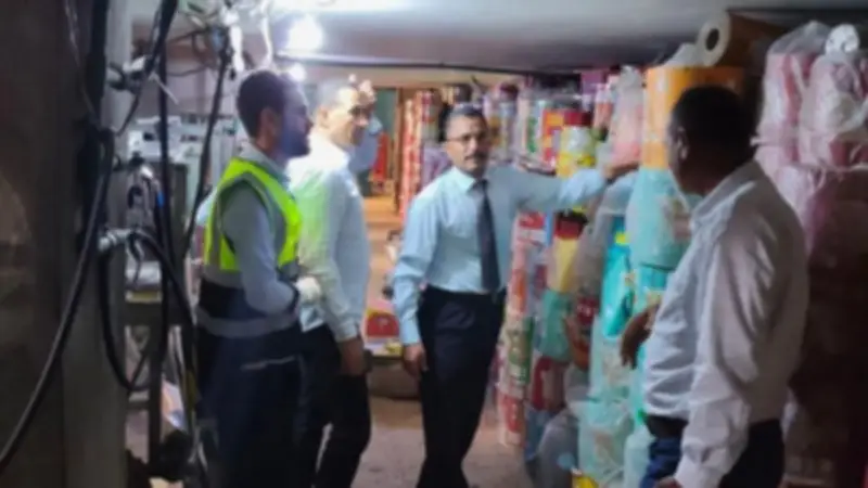 ضبط مصنع سناكس غير مرخص بالمنيا ومصادرة 4500 كرتونة و800 كجم زيت