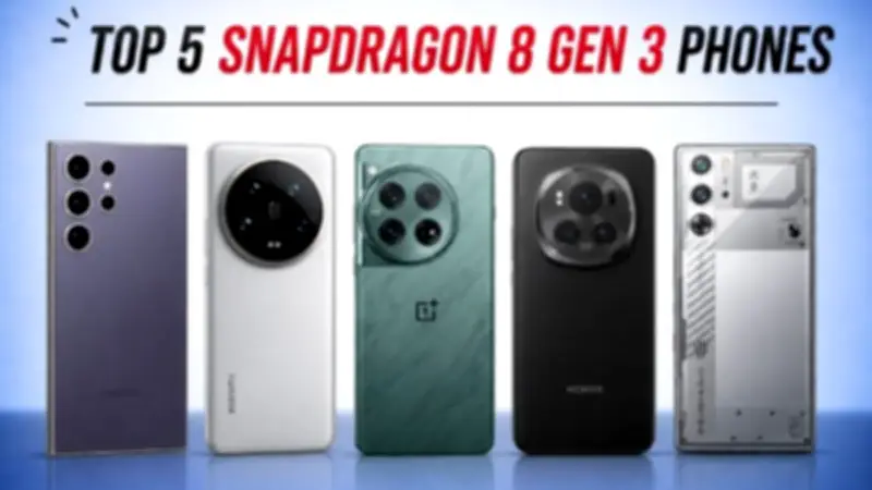 أفضل 5 هواتف بمعالج Snapdragon 8 Gen 3 في 2026 بأداء ينافس أحدث المعالجات
