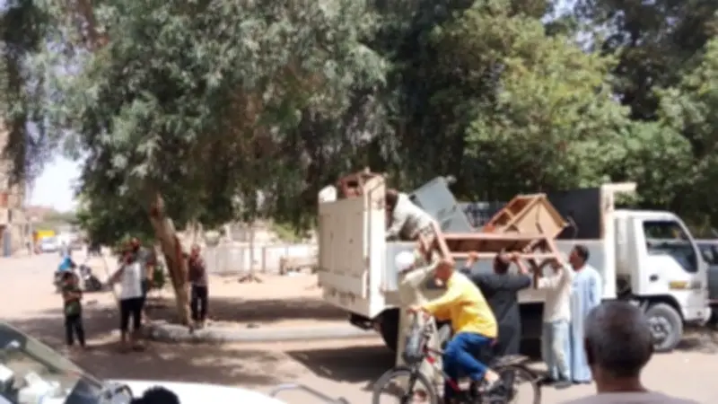 530 محضر إشغال وإزالة تعديات في حملة مكبرة بقنا