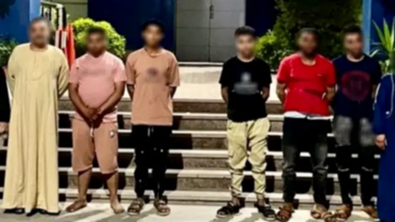 كشف ملابسات مشاجرة بالحجارة بين 6 أشخاص في بني سويف