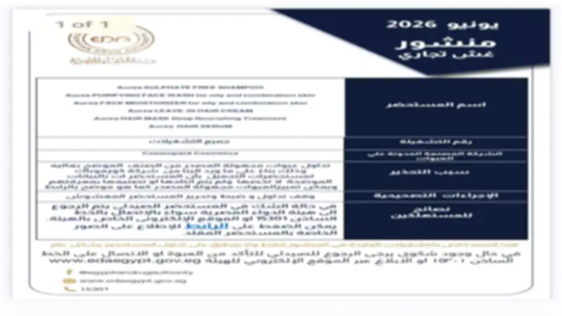 هيئة الدواء تسحب 6 مستحضرات طبية وحيوية مجهولة المصدر من الصيدليات