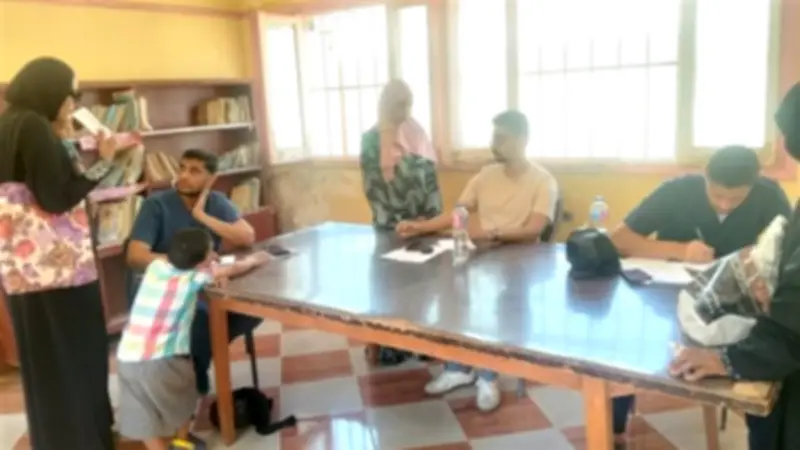 جامعة القناة تنظم قافلة شاملة بقرية فنارة وتكشف على 619 حالة