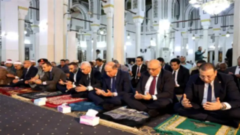 محافظ المنيا يشهد احتفالية الأوقاف بالعام الهجري الجديد بمسجد صلاح الدين