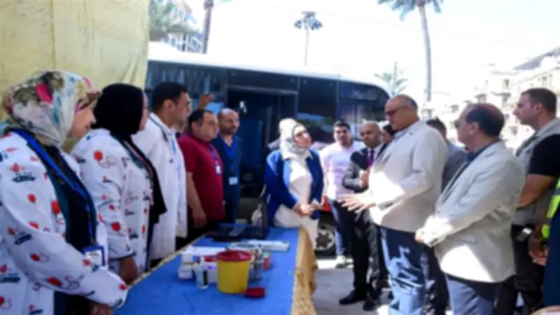 محافظ الإسكندرية يشارك في إطلاق الحملة القومية للتبرع بالدم