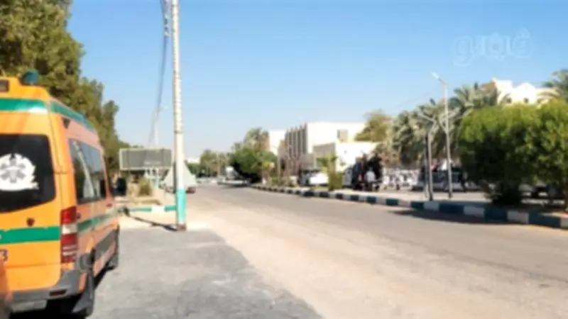 سيارات إسعاف أمام لجان الثانوية العامة بالوادي الجديد لتأمين صحي فوري