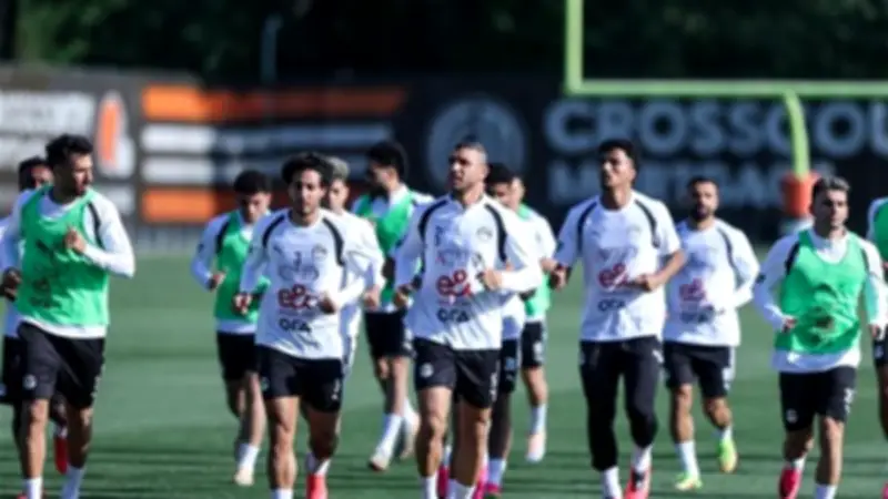 منتخب مصر يختتم تحضيراته لودية البرازيل بأوهايو