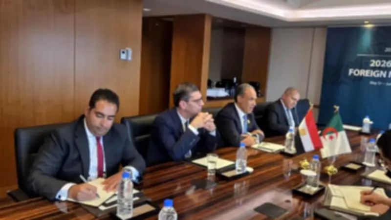 وزير الخارجية ونظيره الجزائري يؤكدان تعزيز التشاور في الاتحاد الأفريقي