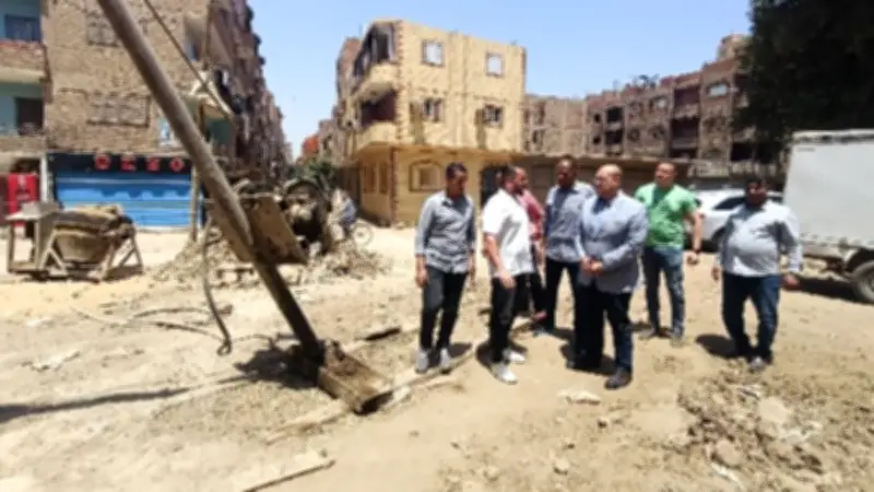 نائب محافظ الجيزة يتفقد الحالة العامة للنظافة والإشغالات بالحوامدية