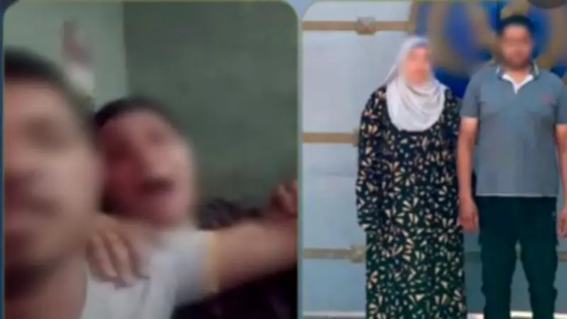 القبض على عامل وزوجته لتهجمهما على مسكن مواطن وضرب أسرته بالحجارة في بني سويف