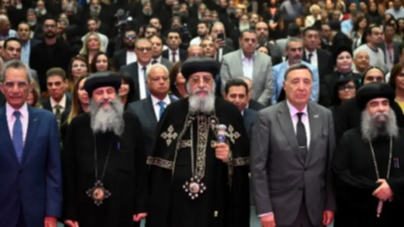 السلام الوطني يفتتح العرض الخاص لفيلم القدس الثانية بحضور البابا تواضروس