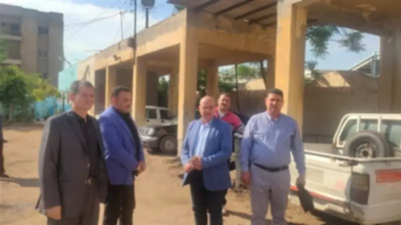 وكيل زراعة البحيرة يتفقد الإدارة الهندسية وجراج المديرية ويوجه بإصلاح السيارات
