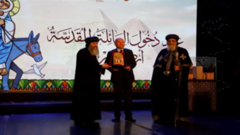 محافظ القاهرة يشارك في احتفالية دخول المسيح أرض مصر بحضور البابا تواضروس