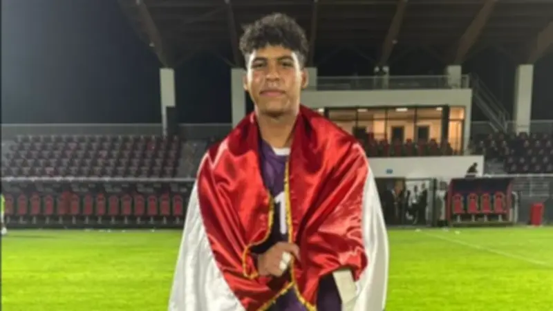 محمد عبيد يتوج بجائزة رجل مباراة مصر والمغرب في برونزية كأس أفريقيا للناشئين