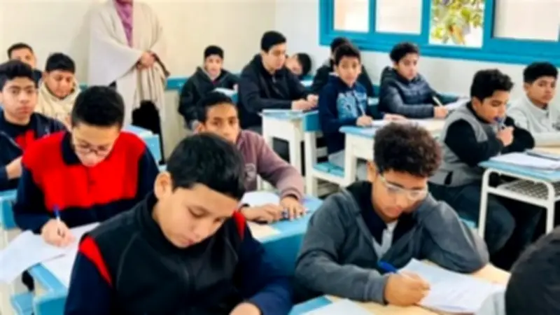 انطلاق امتحانات المواد غير المضافة للمجموع للشهادة الإعدادية بشمال سيناء