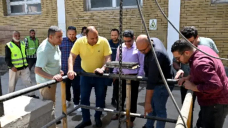 رئيس مياه الجيزة يتفقد محطات الصرف بكرداسة والقناطر لرفع كفاءة التشغيل