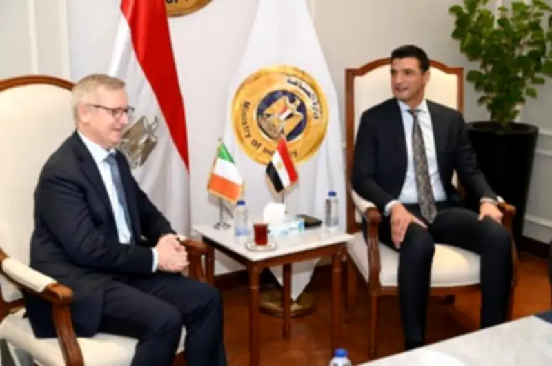 وزير الصناعة: حرص على الاستفادة من الخبرات الأيرلندية في تعميق التصنيع المحلي
