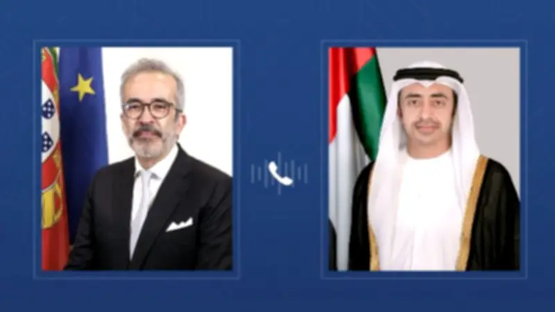 وزيرا خارجية الإمارات والبرتغال يبحثان تداعيات الاعتداءات الإيرانية