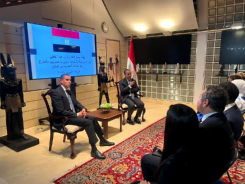 وزير الخارجية يلتقي الجالية المصرية في اليابان لتعزيز التعاون