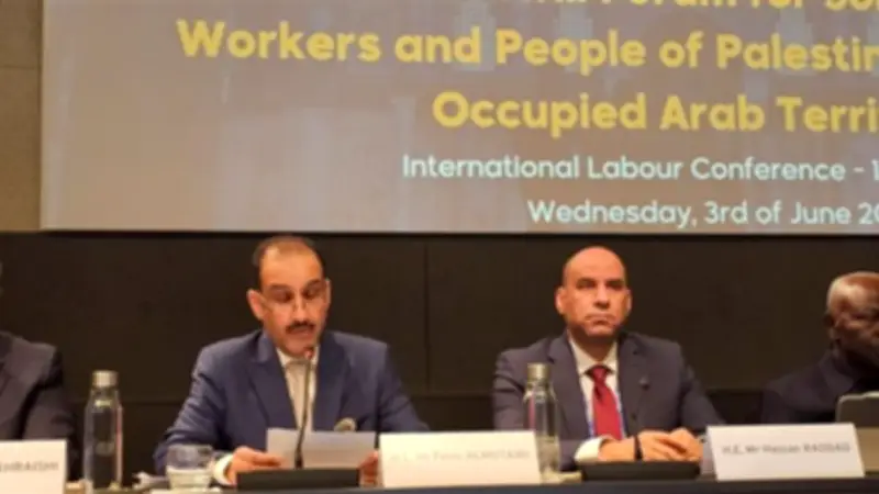 وزير العمل: القضية الفلسطينية اختبار حقيقي لضمير العالم