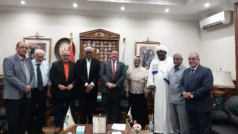نقيب المهندسين يبحث مع وفد سوداني تعزيز التعاون الهندسي المشترك