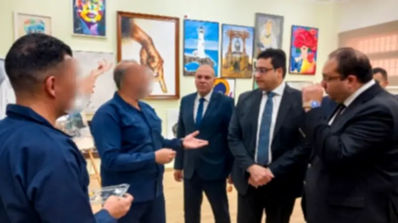 النيابة العامة تفتش مركز إصلاح وتأهيل العاشر من رمضان وتتفقد أوضاع النزلاء