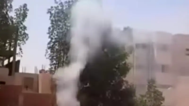 حريق كابل كهرباء تحت الأرض بحدائق أكتوبر بسبب ارتفاع الحرارة