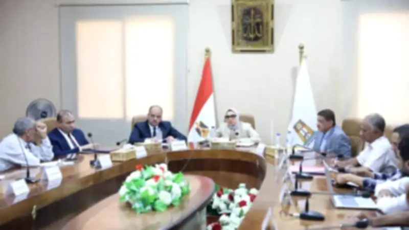 اجتماع عاجل لمحافظ الوادي الجديد لمتابعة تقنين أراضي الدولة