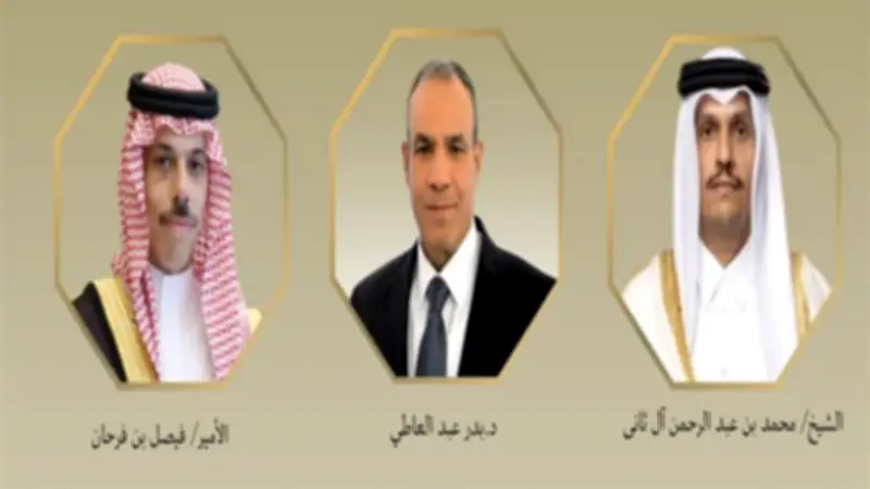 وزير الخارجية يبحث مع نظيريه السعودي والقطري تطورات الأزمة الإيرانية والسودان