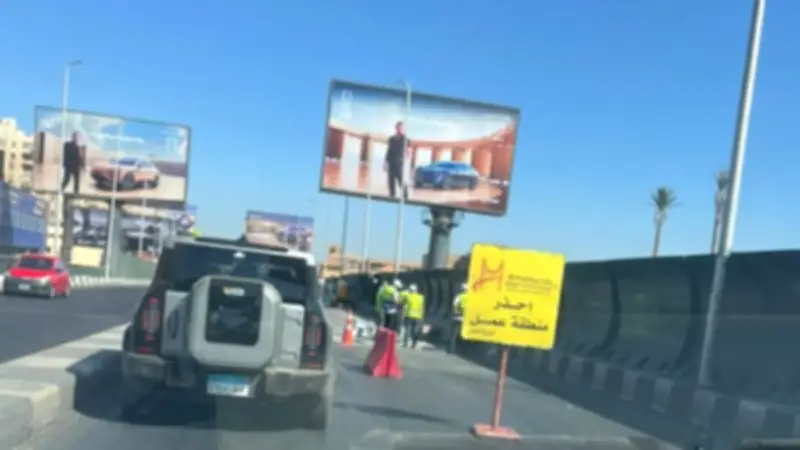 غلق جزئي لكوبري أكتوبر في الاتجاهين لإصلاح الفواصل المعدنية الجمعة