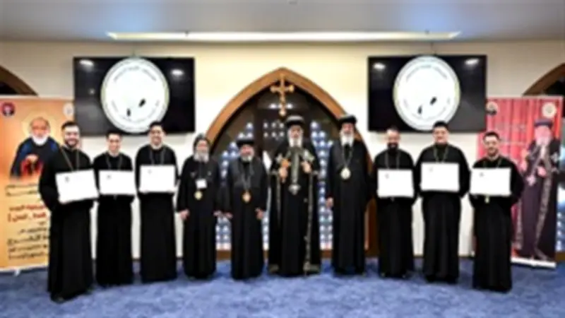 البابا تواضروس يكرم خريجي معهد ديديموس ويستقبل وفد خدمي من كندا