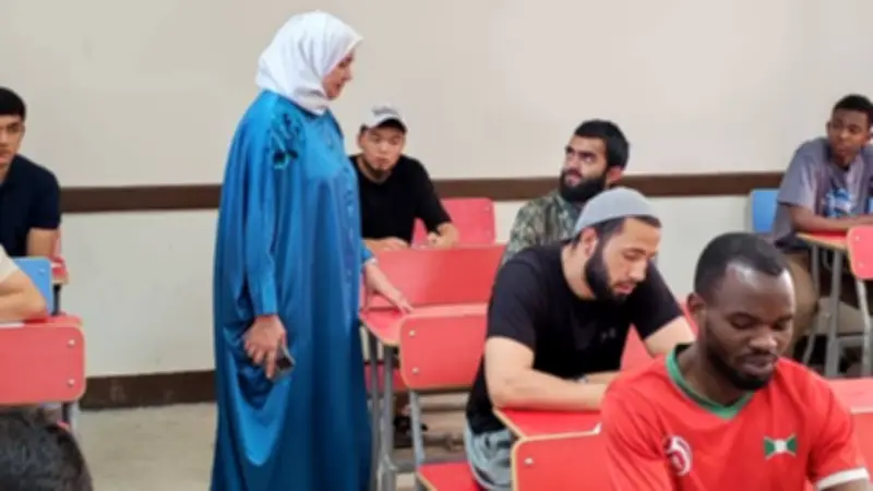 نهلة الصعيدي تتابع امتحانات الوافدين بمعاهد البعوث الإسلامية
