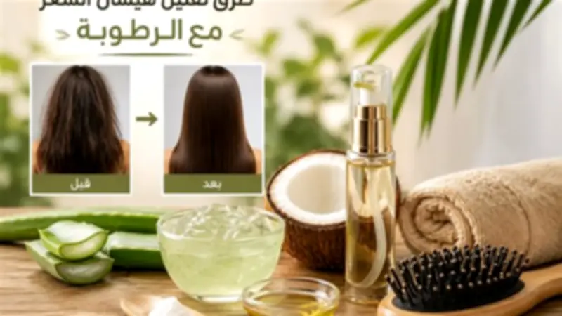 طرق طبيعية فعالة لتقليل هيشان الشعر في الأجواء الرطبة