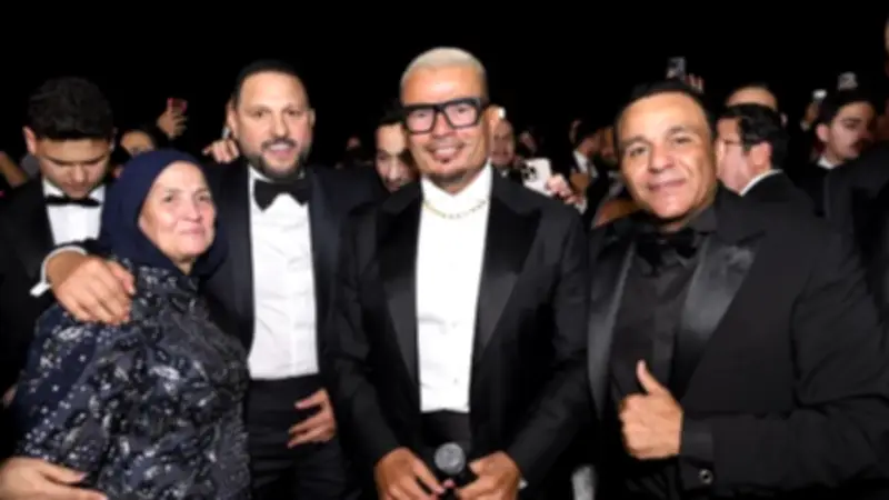 عمرو دياب وراغب علامة يشعلان زفاف ابنة شقيق عماد زيادة
