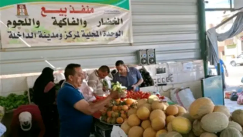 الوادي الجديد تواصل التوسع في المنافذ الحكومية للسلع والخضروات