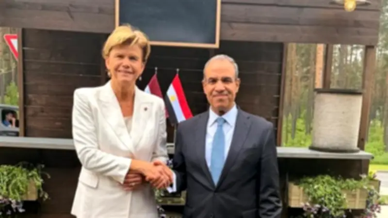 عبد العاطي يبحث مع وزيرة خارجية لاتفيا تعزيز التعاون والقضايا الإقليمية