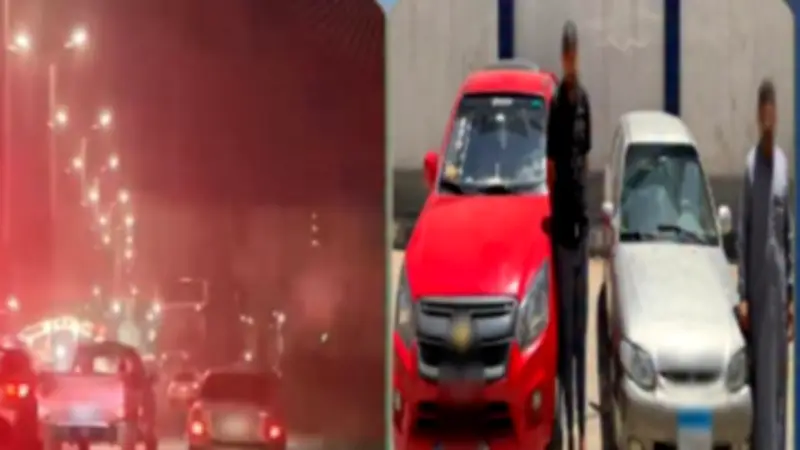 ضبط سائقين قاما بحركات استعراضية وعطلا المرور في كفر الشيخ