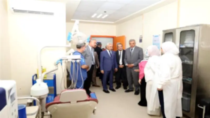 رئيس جامعة المنيا يتفقد المستشفى الثلاثي الجامعي لمتابعة جاهزيته