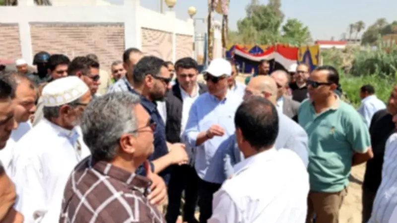 محافظ الجيزة يتفقد محطة رفع صرف صحي ببني يوسف ويوجه بتسريع التنفيذ