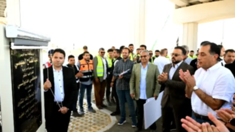 رئيس الوزراء يفتتح كوبري الفريق أول سليمان عزت بالإسكندرية