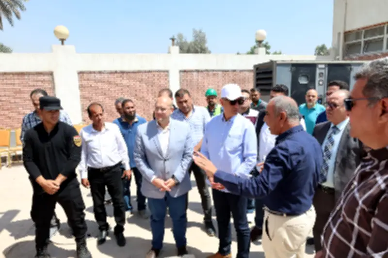 محافظ الجيزة يوجه بتسريع مشروعات الصرف الصحي والبنية التحتية