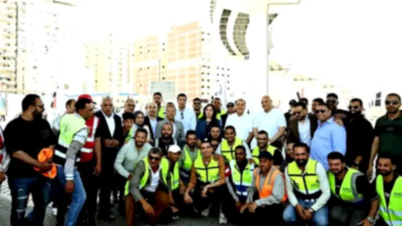 افتتاح كوبري الفريق أول سليمان عزت في الإسكندرية بحضور رئيس الوزراء