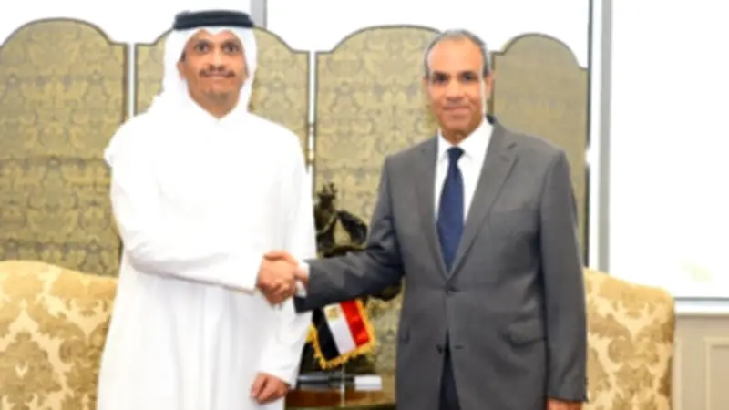 وزير الخارجية يبحث مع نظيره القطري مسار المفاوضات الأمريكية الإيرانية