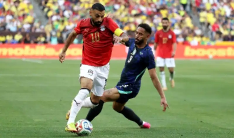 صلاح يشارك جمهوره لحظات خاصة من مواجهة البرازيل