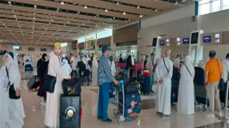 الغرف السياحية: آخر رحلات عودة الحجاج من الأراضي المقدسة الأحد المقبل