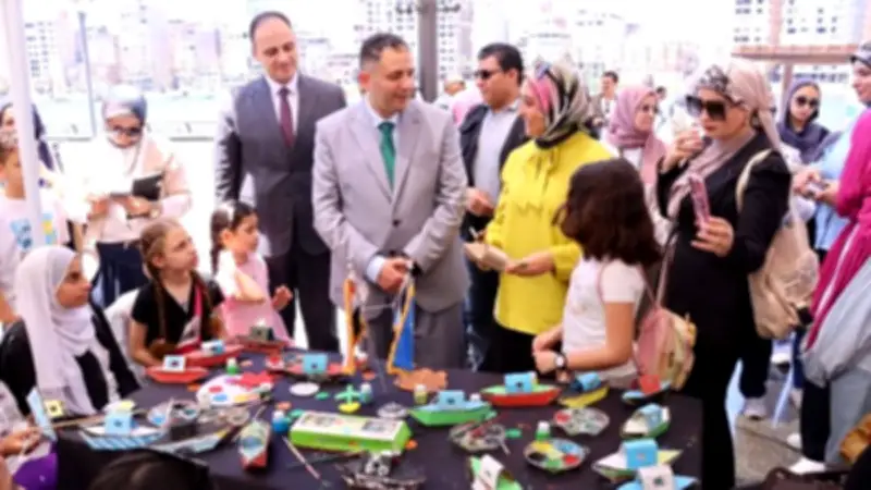 انطلاق فعاليات اليوم الثقافي لمحافظة دمياط من كوبري دمياط التاريخي