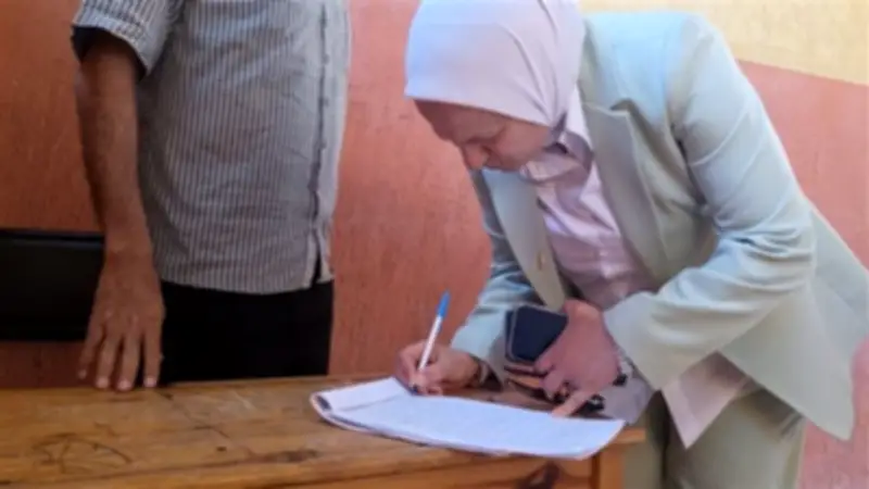 مدير تعليم القاهرة تتابع أعمال كنترول الشهادة الإعدادية