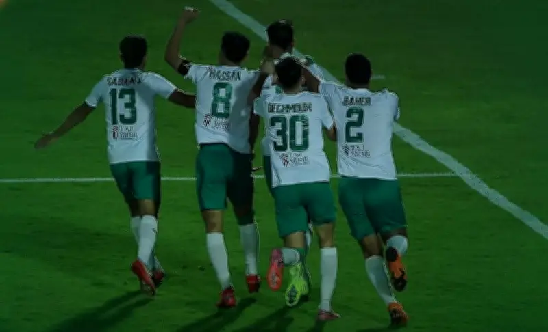 منذر طمين يتقدم للمصري في الشوط الأول بنهائي كأس عاصمة مصر