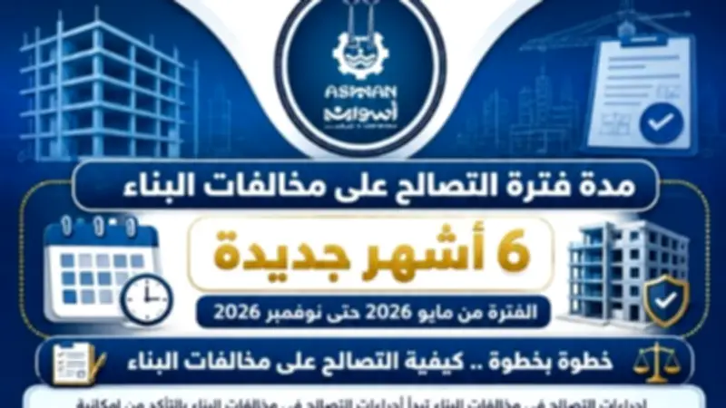 محافظ أسوان يحث المواطنين على الإسراع بالتصالح في مخالفات البناء